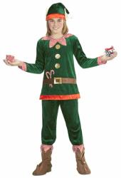 Widmann Costum elf ajutorul mosului - 4 - 5 ani / 116cm Costum bal mascat copii