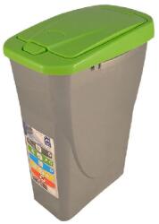 PLASTOR Cos gunoi Eco bin 25 litri verde Casa Plastor L 36 cm x l 21, 5 cm x h 51 cm