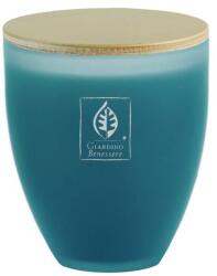 Giardino Benessere Pompei Garden - Lumânare parfumată în pahar albastru 255 g