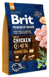 Brit premium 3kg senior small medium száraztáp