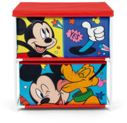  Disney Mickey, Pluto játéktároló állvány 3 rekeszes 53x30x60 cm (ADX15237WD) - mesesajandek