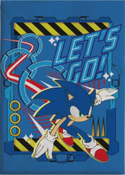 Sonic a sündisznó Let's Go coral fleece takaró 110x150cm (AYM074154) - mesesajandek