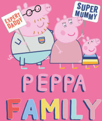 Peppa malac Family Pink polár takaró 100x140cm (BRM014015) - mesesajandek