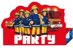  Sam a tűzoltó Fire party meghívó 8 db-os (DPA9902184) - mesesajandek