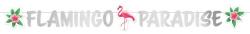 Flamingo Paradise papír felirat 135 cm (DPA9903332) - mesesajandek