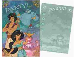  Disney Aladdin Party Meghívó (ARJ008031D) - mesesajandek