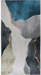 Vitaus Синьо-сив миещ се килим, 120x160 cm - Vitaus (KRN-6016-120x160)