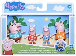 Peppa Pig Set Figurine Familia Pig In Vacanta (f2171_f8082)