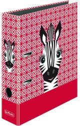 Herlitz Gyűrűs irattartó A4/ 8 cm, Cute animals - zebra