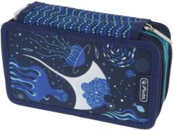 Pelikan Herlitz Óceán háromemeletes töltött tolltartó (50043415)