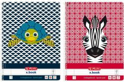 Herlitz Spirálblokk A4, 80, szegéllyel bélelt, Cute Animals