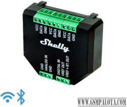 Shelly szenzor adapter Shelly Plus relékhez (SHELLY-PLUS1-ADD)