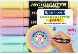 Centropen Kiemelő Centropen 8542 Highlighter Flexi pastzell, 6db