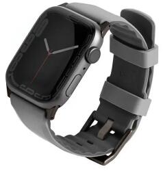 UNIQ pasek Linus Apple Watch Series 4/5/6/7/8/SE/SE2/Ultra 42/44/45mm. Airosoft Silicone szary/chalk grey - pcone