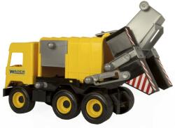 Wader Middle Truck kukás autó 43 cm sárga (32123)