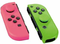 Venom VS4917 Capac de braț analogic roz și verde pentru controlerul Nintendo Switch (4 buc / pachet) (VS4917)