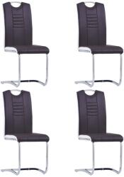 vidaXL 4 buc maro 281776