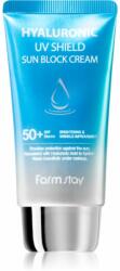 Farmstay Hyaluronic UV Shield Sun Block Cream ápoló arckrém hialuronsavval SPF 50+ 70 g