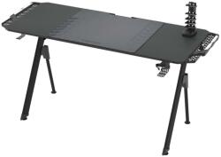 MILAGRO Gaming asztal FALCON LED RGB háttérvilágítással 156x60 cm fekete MI1966 (MI1966)