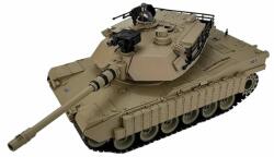 Brothers Vintage Toys and Games BROTHER TANK Amerikai M1A2 Abrams muanyaglövedékes távirányítós tank 46cm-es sivatagi homokszínű (ZY021-829)