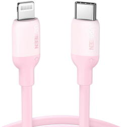 UGREEN USB-C to Lightning Charging Cable, PD 3A, 1m (pink) (28302) - 24mag