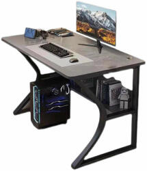  Gamer asztal minőségi íróasztal szürke 120x60x75 cm OTC-G1 (OTC-G1)