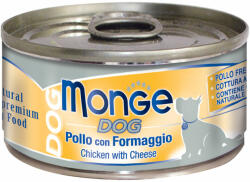 Monge Wet Dog Monge Wet Dog Pachet economic Natural 12 x 95 g - Pui cu brânză