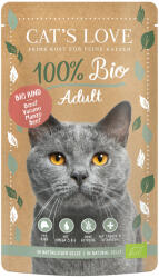 CAT’S LOVE Cat's Love Bio 6 x 100 g - Vită