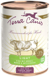 Terra Canis Terra Canis Pachet economic Light 12 x 400 g - Vită cu dovleac, mango și anghinare