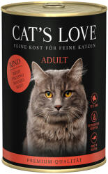 CAT’S LOVE Cat's Love 6 x 400 g - Vită pură