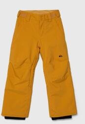 Quiksilver pantaloni de schi pentru copii ESTATE YTH PT SNPT culoarea galben 9BYX-SPK071_18X