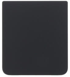 Samsung F711 Galaxy Z Flip3 5G alsó akkufedél (hátlap) ragasztóval, fekete (gyári)