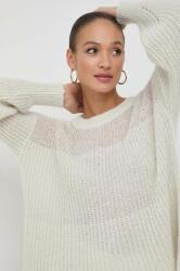 HUGO BOSS pulover de lana femei, culoarea bej, light 9BYX-SWD0ZD_02X