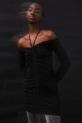 MEDICINE rochie culoarea negru, mini, mulata ZBYY-SUDA01_99X