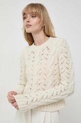 MARELLA pulover de lana femei, culoarea bej, călduros 9BYX-SWD1F8_01X