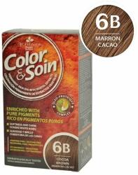 Color & Soin Vopsea de par marron cacao 6B, Color&Soin