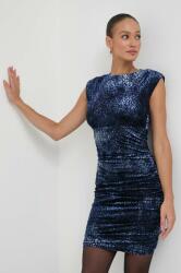 GUESS rochie culoarea albastru marin, mini, mulata 9BYX-SUD104_59X