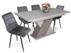  Diana asztal Kitty székkel - 4 személyes étkezőgarnitúra - agorabutor - 150 000 Ft