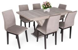  Diana asztal Lotti székkel - 6 személyes étkezőgarnitúra