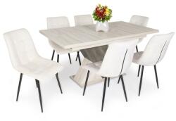  Diana asztal Kitty székkel - 6 személyes étkezőgarnitúra - agorabutor - 188 000 Ft