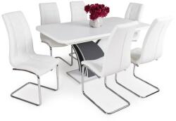  Enzo asztal Emma székkel - 6 személyes étkezőgarnitúra