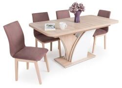 Enzo asztal Lotti székkel - 4 személyes étkezőgarnitúra