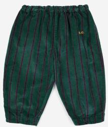 Bobo Choses pantaloni de trening pentru bebeluși culoarea verde, modelator 9BYX-SPK09A_79X