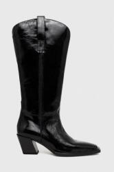 Vagabond Shoemakers ghete de piele ALINA femei, culoarea negru, cu toc drept, 5321.060. 20 9BYX-OBD44P_99X