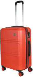 Benzi Robust narancssárga 4 kerekű bővíthető közepes bőrönd (BZ5525-M-narancs)