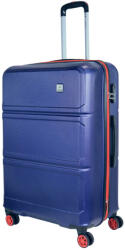 Benzi Robust kék 4 kerekű bővíthető nagy bőrönd (BZ5525-L-kek)