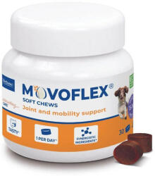 Movoflex tablete masticabile de protecție a articulațiilor cu membrană de ou pentru câini între 15-35 kg (M) 30 buc