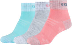 Skechers Sosete Femei 3PPK Wm Mesh Ventilation Quarter Socks Skechers Multicolor 31 / 34