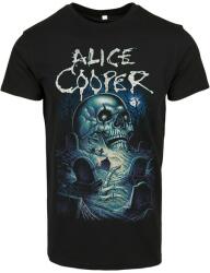 Mr. Tee Alice Cooper Graveyard Blue Tee black