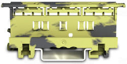 Wago 221-500/000-053 vezeték összekötő tartó sínre, szürke-sárga 4mm2 (221-500/000-053)